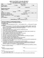 Membership application form