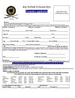 Promotion application form