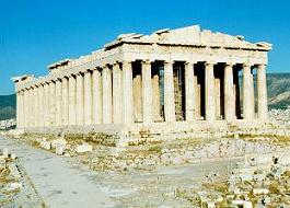 The Parthenon At the Acropolis in Athens Greece